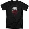 Betty Boop - Bandana & Roses Adult Tall Fit Short Sleeve