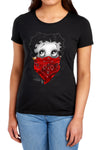 Betty Boop - Bandana & Roses Women's Short Sleeve