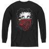 Betty Boop - Bandana & Roses L - S Youth
