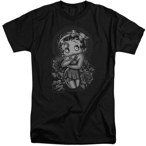 Betty Boop - Fashion Roses Adult Tall Fit Short Sleeve