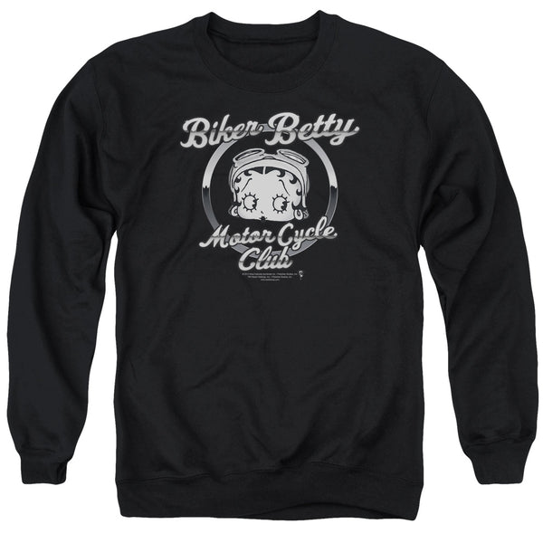 Betty Boop - Chromed Logo Adult Crewneck Sweatshirt