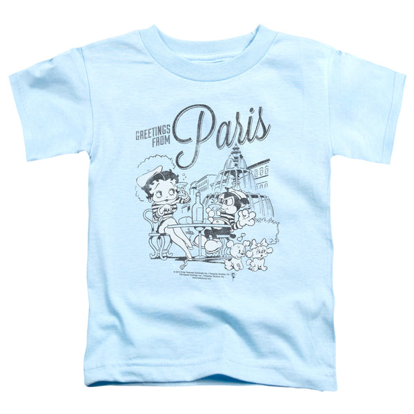 Betty Boop - Greetings From Paris Toddler Short Sleeve