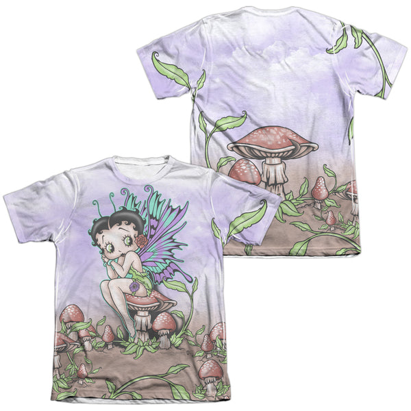 Betty Boop - Fairy (Front - Back Print) Adult Regular Fit Short Sleeve 65 - 35 Poly - Cotton
