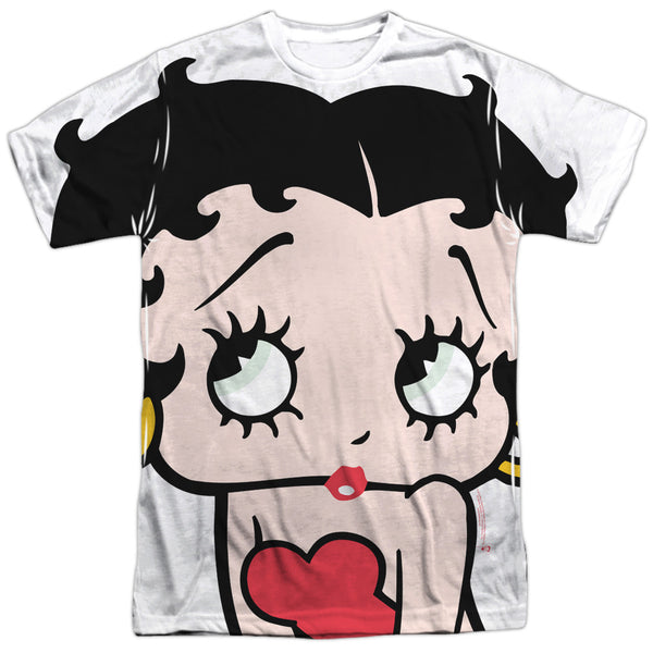 Betty Boop - Big Boop Head Adult Regular Fit Short Sleeve 100% Poly