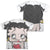 Betty Boop - Big Boop Head (Front - Back Print) Adult Regular Fit Short Sleeve 65 - 35 Poly - Cotton