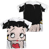 Betty Boop - Big Boop Head (Front - Back Print) Adult Regular Fit Short Sleeve 100% Poly