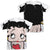 Betty Boop - Big Boop Head (Front - Back Print) Adult Regular Fit Short Sleeve 100% Poly