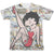 Betty Boop - Vintage Strips Adult Regular Fit Short Sleeve 65 - 35 Poly - Cotton