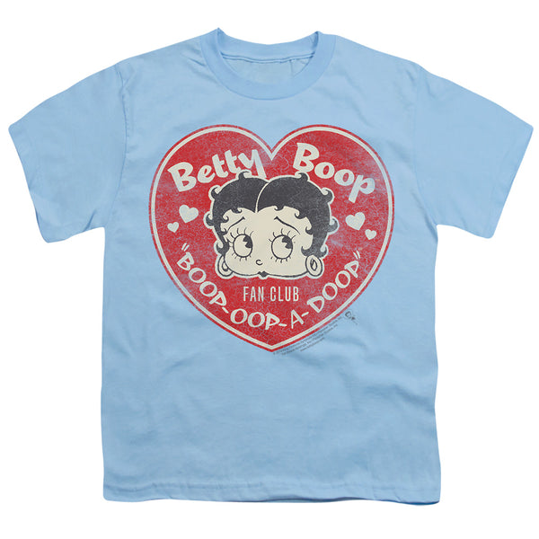 Betty Boop - Fan Club Heart Youth Short Sleeve
