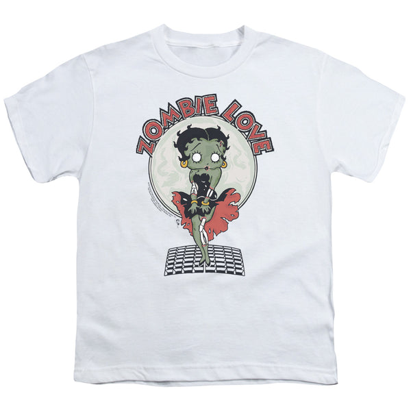 Betty Boop - Breezy Zombie Love Youth Short Sleeve