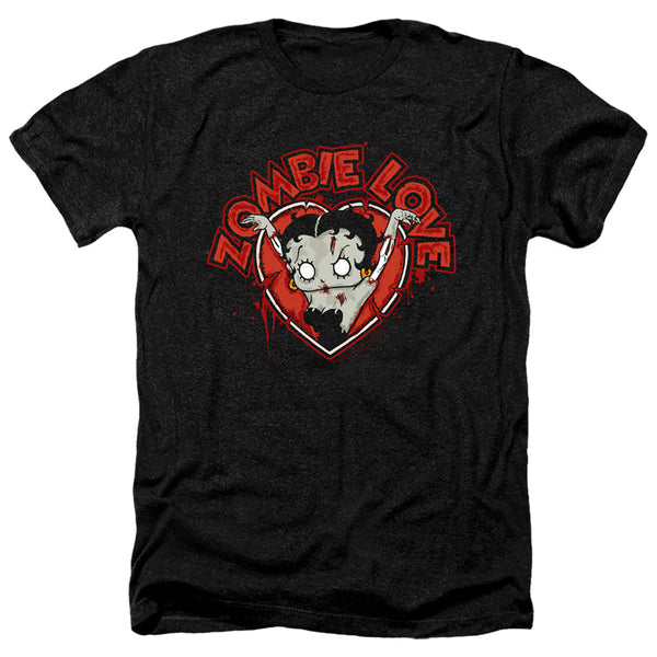 Betty Boop - Heart You Forever Adult Regular Fit Heather Short Sleeve