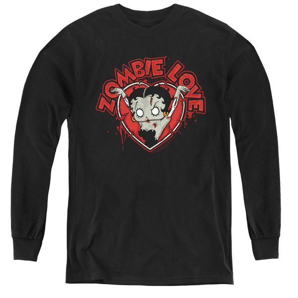 Betty Boop - Heart You Forever L - S Youth