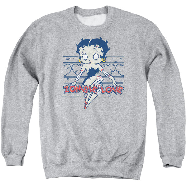 Betty Boop - Zombie Pinup Adult Crewneck Sweatshirt