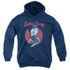 Betty Boop - Team Boop Youth Hooded Sweatshirt
