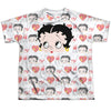 Betty Boop - Symbol Sub Youth Short Sleeve 100% Poly