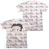 Betty Boop - Symbol Sub (Front - Back Print) Adult Regular Fit Short Sleeve 65 - 35 Poly - Cotton