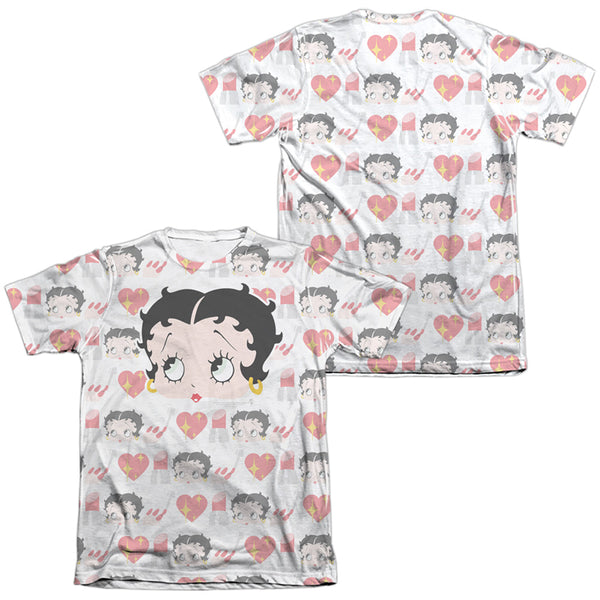 Betty Boop - Symbol Sub (Front - Back Print) Adult Regular Fit Short Sleeve 65 - 35 Poly - Cotton