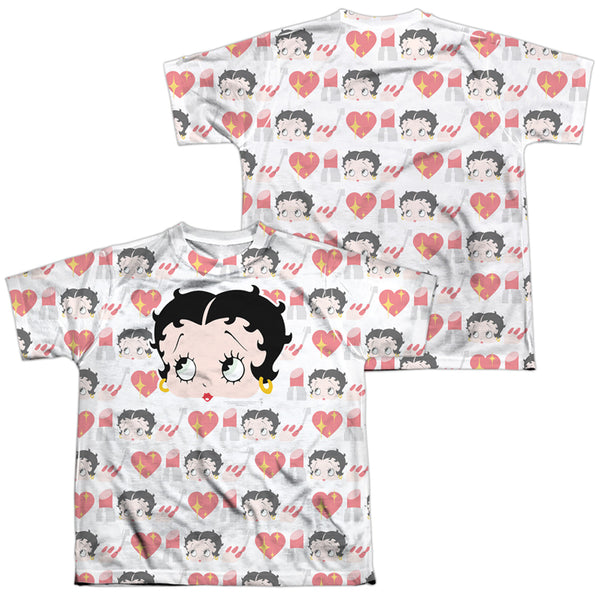Betty Boop - Symbol Sub (Front - Back Print) Youth Short Sleeve 100% Poly