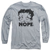 Betty Boop - Boop Nope Adult Long Sleeve