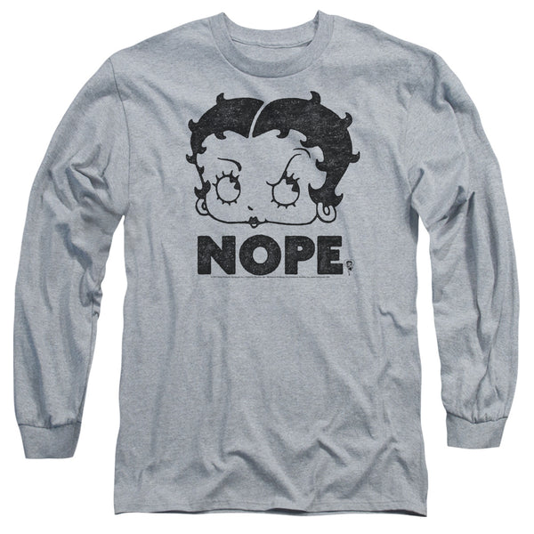 Betty Boop - Boop Nope Adult Long Sleeve