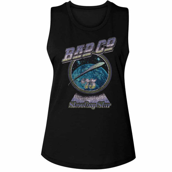 Bad Company Shooting Star Pastels-Ladies Muscle Tank