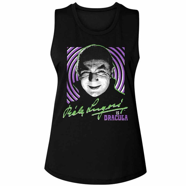 Bela Lugosi Hypnotic-Ladies Muscle Tank