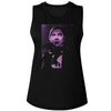 Bela Lugosi Intense Face-Ladies Muscle Tank