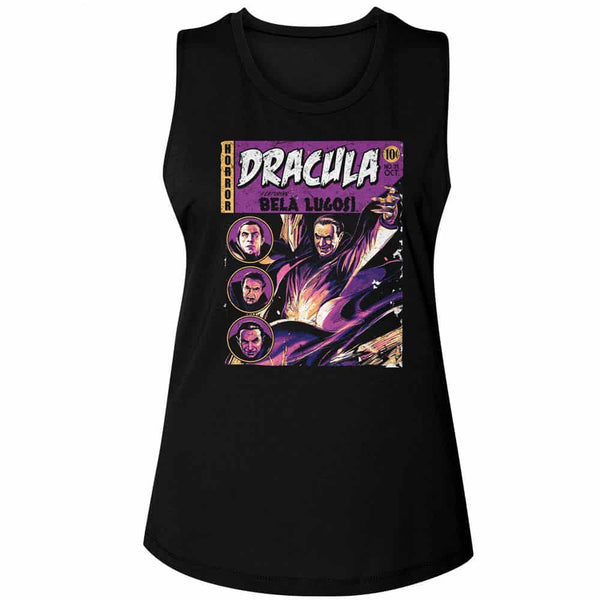 Bela Lugosi Comic-Ladies Muscle Tank