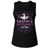 Bela Lugosi Bat Eyes-Ladies Muscle Tank