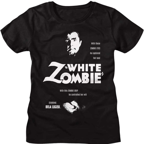 Bela Lugosi W Zombie 1C-Ladies S/S Tshirt