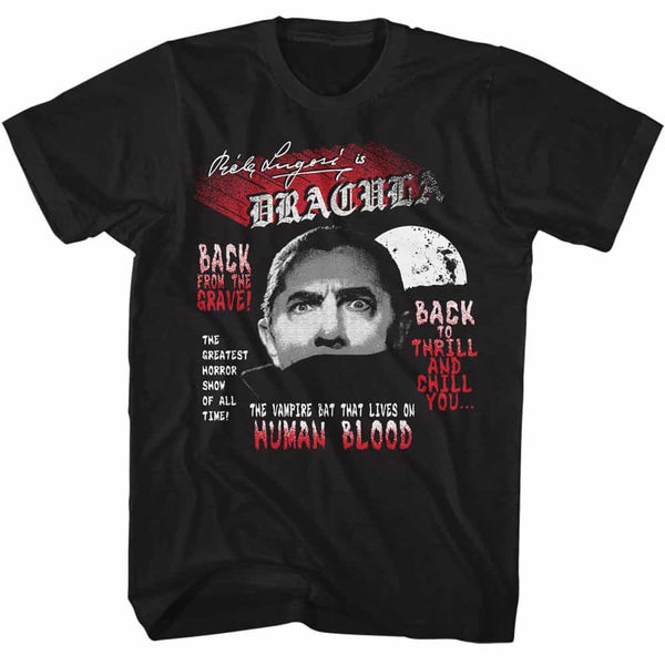Bela Lugosi Back From The Grave- S/S Tshirt