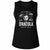 Bela Lugosi Creepy Web Monochrome-Ladies Muscle Tank