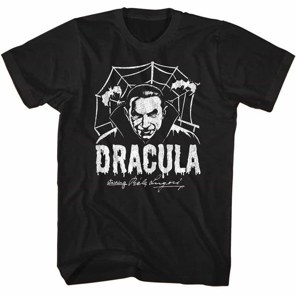 Bela Lugosi Creepy Web Monochrome- S/S Tshirt