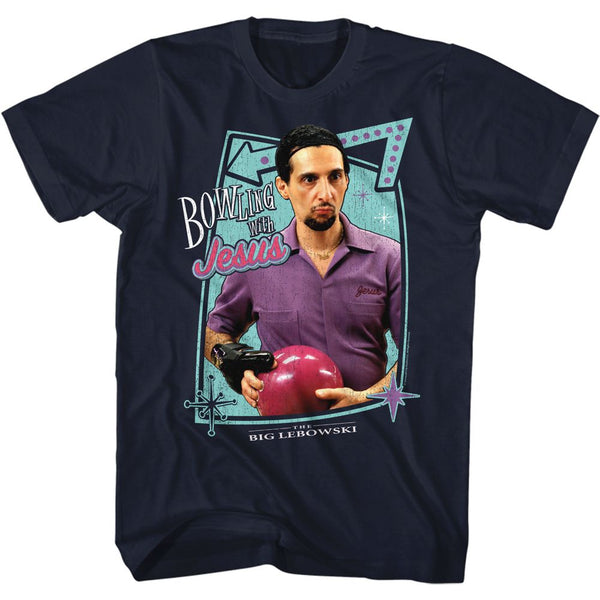 Bowling With Jesus - The Big Lebowski T-Shirt