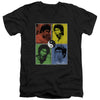 Bruce Lee - Enter Color Block Adult Slim Fit V Neck Cotton