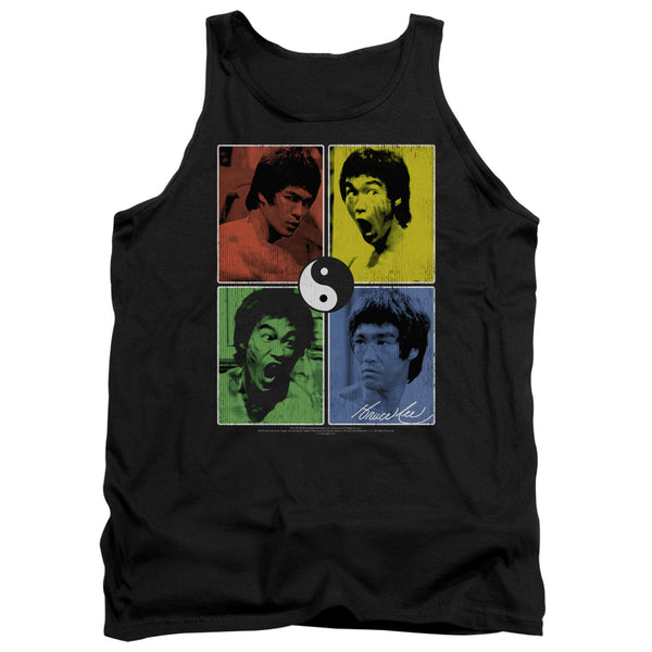 Bruce Lee - Enter Color Block Adult Tank Top