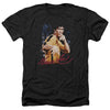 Bruce Lee - Yellow Jumpsuit Adult Regular Fit Heather Short Sleeve