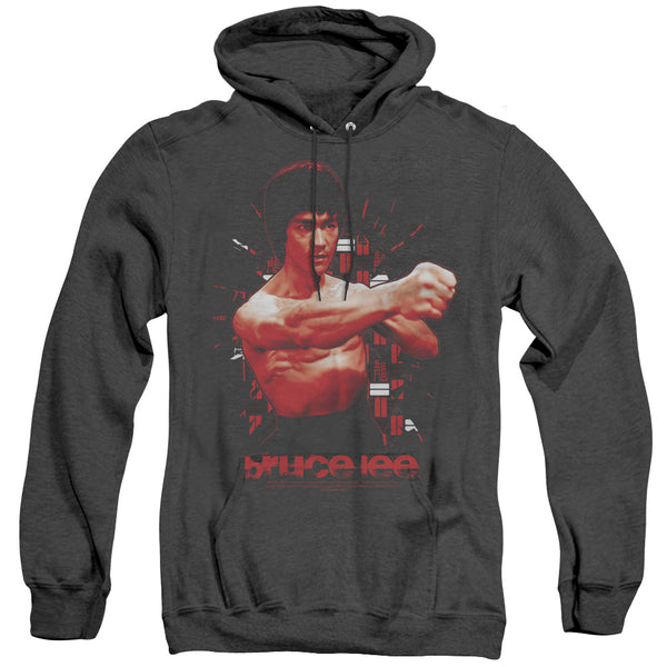 Bruce Lee - The Shattering Fist Adult Heather Hoodie