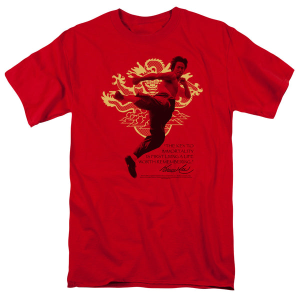 Bruce Lee - Immortal Dragon Adult Regular Fit Short Sleeve