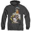 Bruce Lee - Body Of Action Adult Heather Hoodie