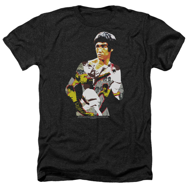 Bruce Lee - Body Of Action Adult Regular Fit Heather Short Sleeve