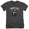 Bruce Lee - Ready Adult Slim Fit V Neck Cotton