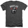 Bruce Lee - Ready Adult Regular Fit Heather Short Sleeve
