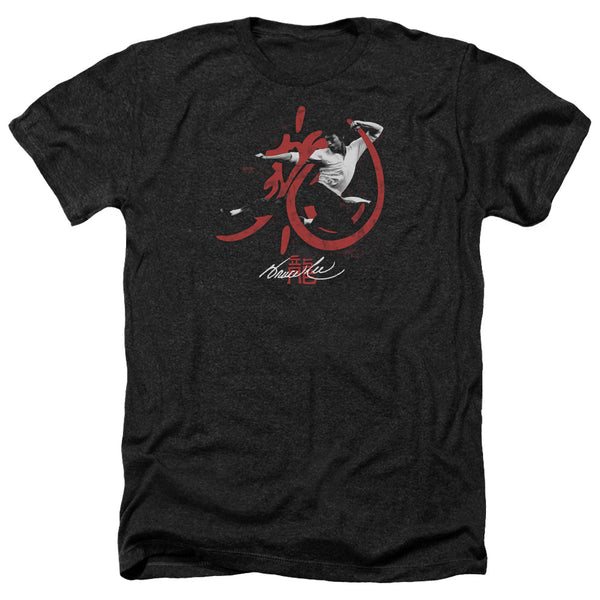 Bruce Lee - High Flying Adult Regular Fit Heather Short Sleeve