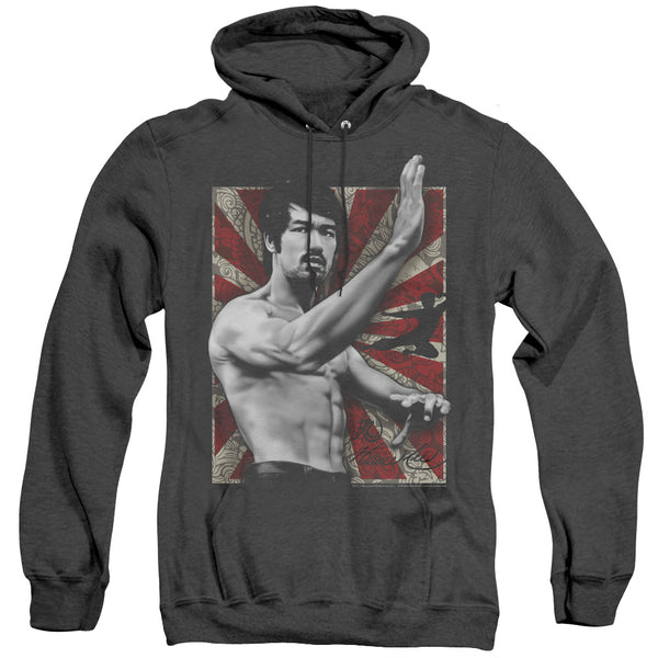 Bruce Lee - Concentrate Adult Heather Hoodie
