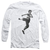 Bruce Lee - Flying Kick Adult Long Sleeve