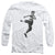 Bruce Lee - Flying Kick Adult Long Sleeve