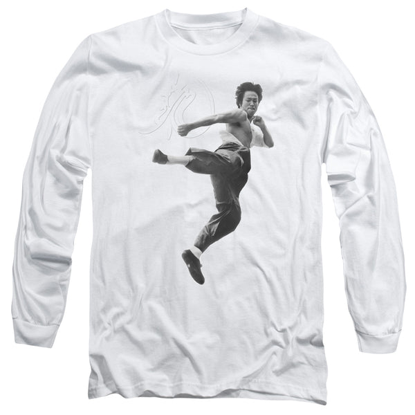Bruce Lee - Flying Kick Adult Long Sleeve