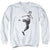 Bruce Lee - Flying Kick Adult Crewneck Sweatshirt