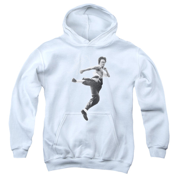Bruce Lee - Flying Kick Youth Hooded Sweatshirt